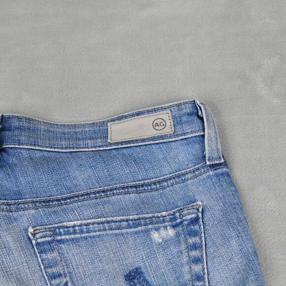 Ag Adriano Goldschmied Jeans Stevie Cuff Women's 25P (27x24) Distressed - Picture 8 of 11